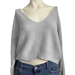 Lulus heather grey sweater